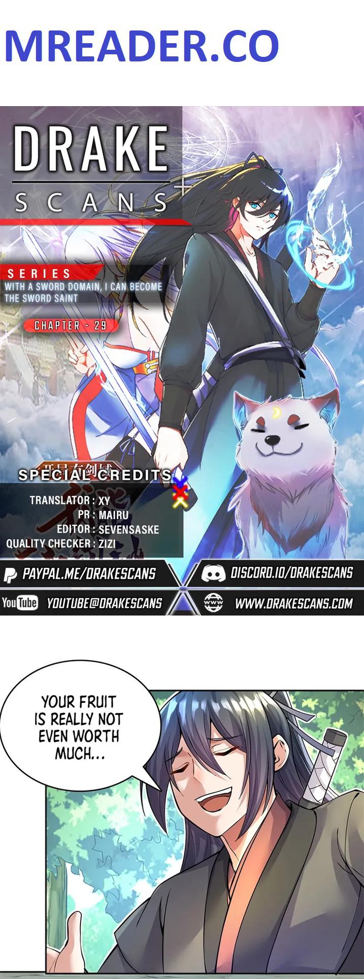 Becoming A Sword Deity By Expanding My Sword Domain chapter 29 page 1