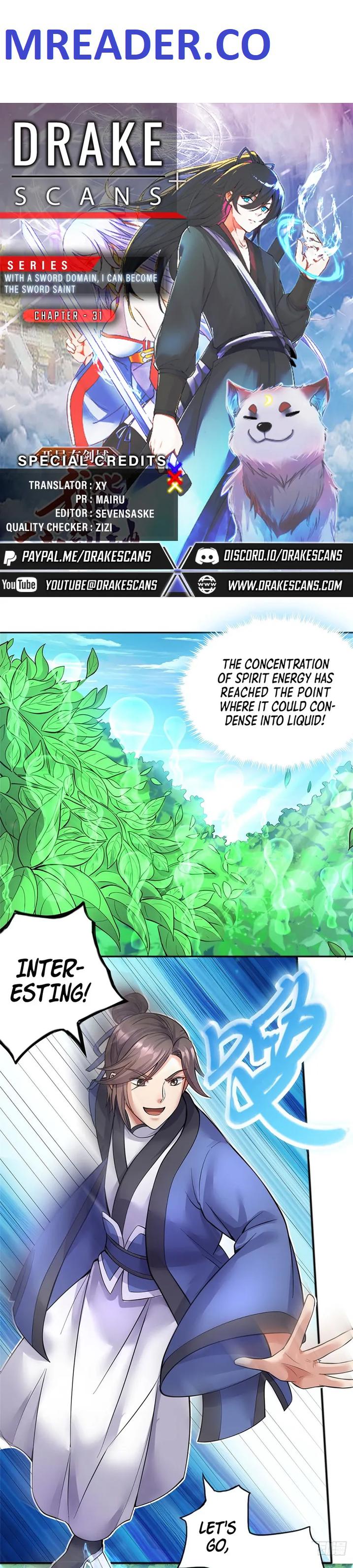 Becoming A Sword Deity By Expanding My Sword Domain chapter 31 page 1