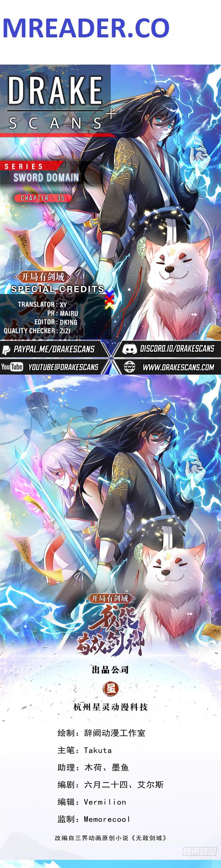 Becoming A Sword Deity By Expanding My Sword Domain chapter 35 page 1