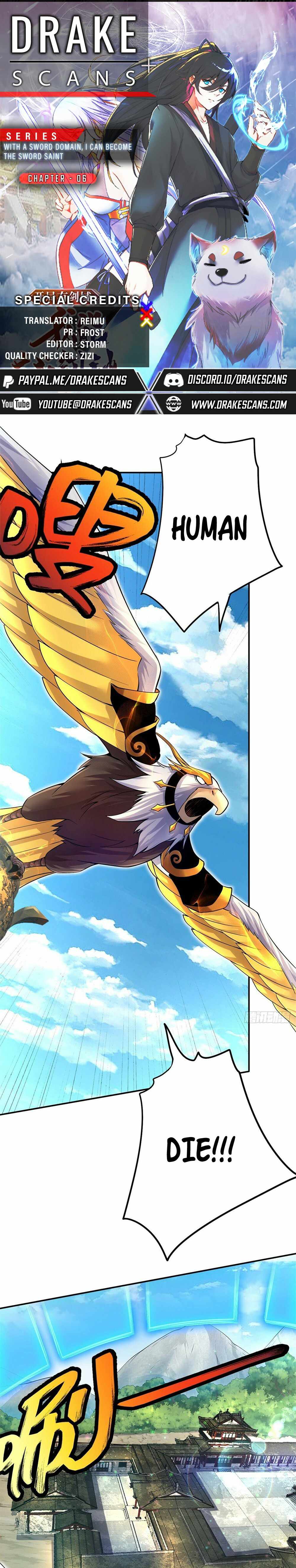 Becoming A Sword Deity By Expanding My Sword Domain chapter 6 page 1