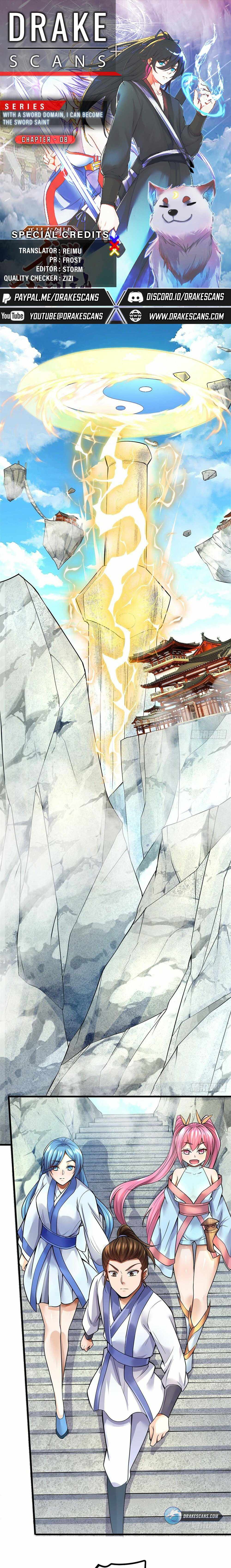 Becoming A Sword Deity By Expanding My Sword Domain chapter 8 page 1