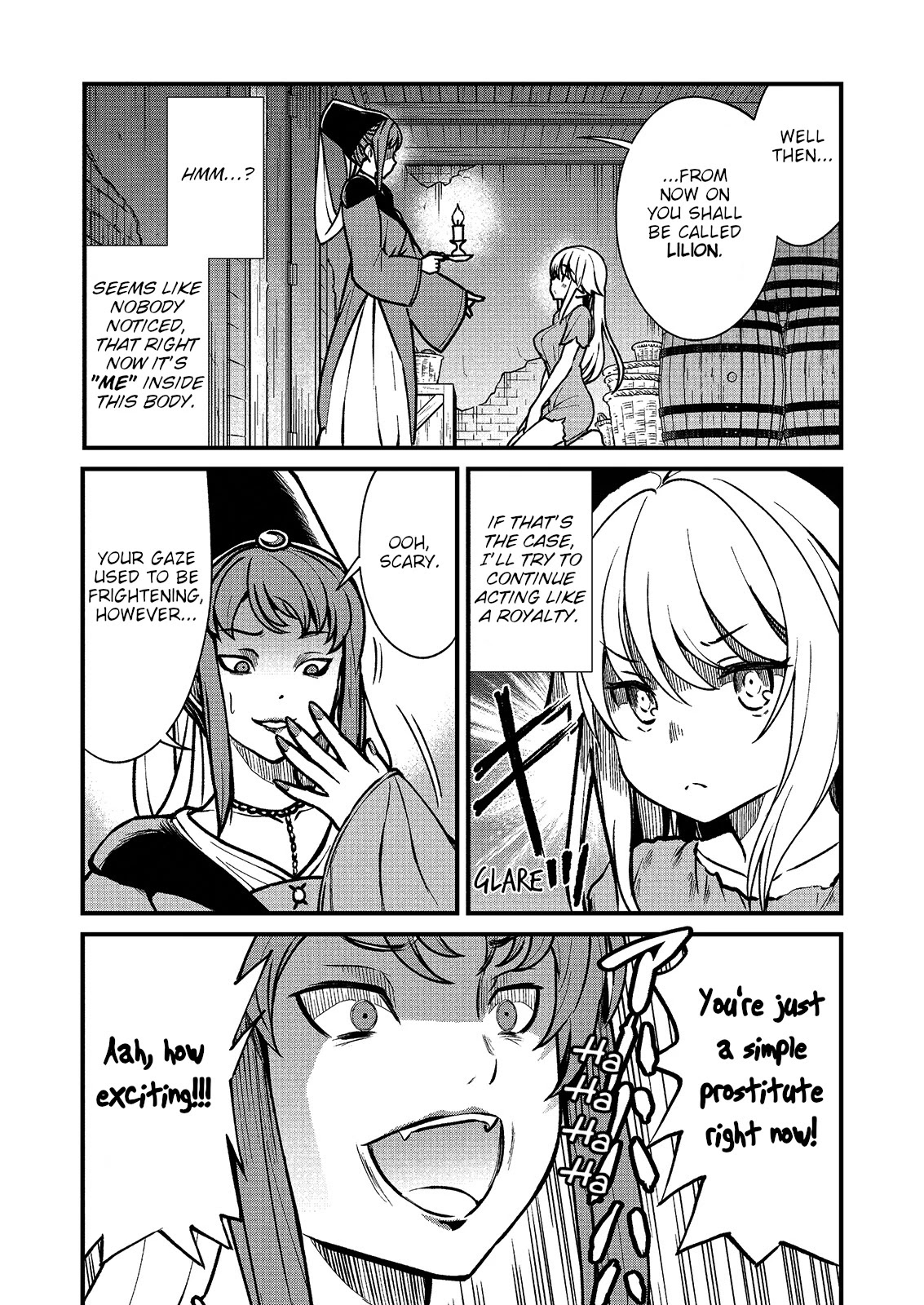 Becoming Princess Knight and Working at Yuri Brothel chapter 1 page 11