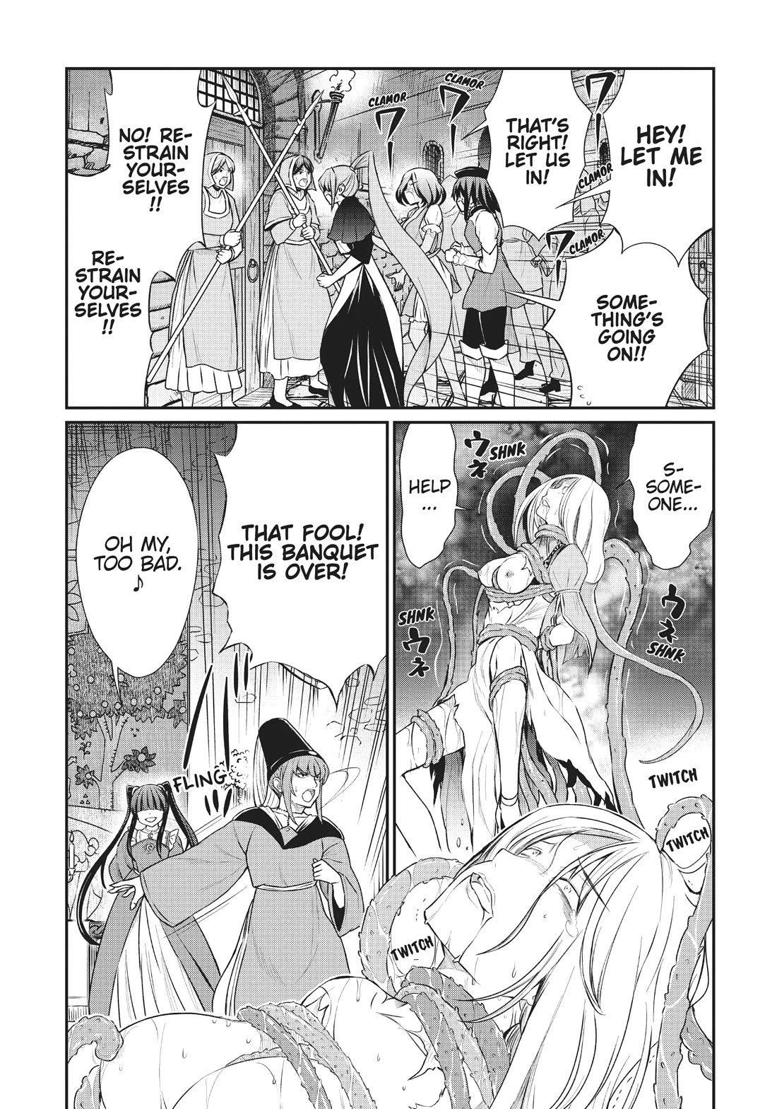 Becoming Princess Knight and Working at Yuri Brothel chapter 14 page 19