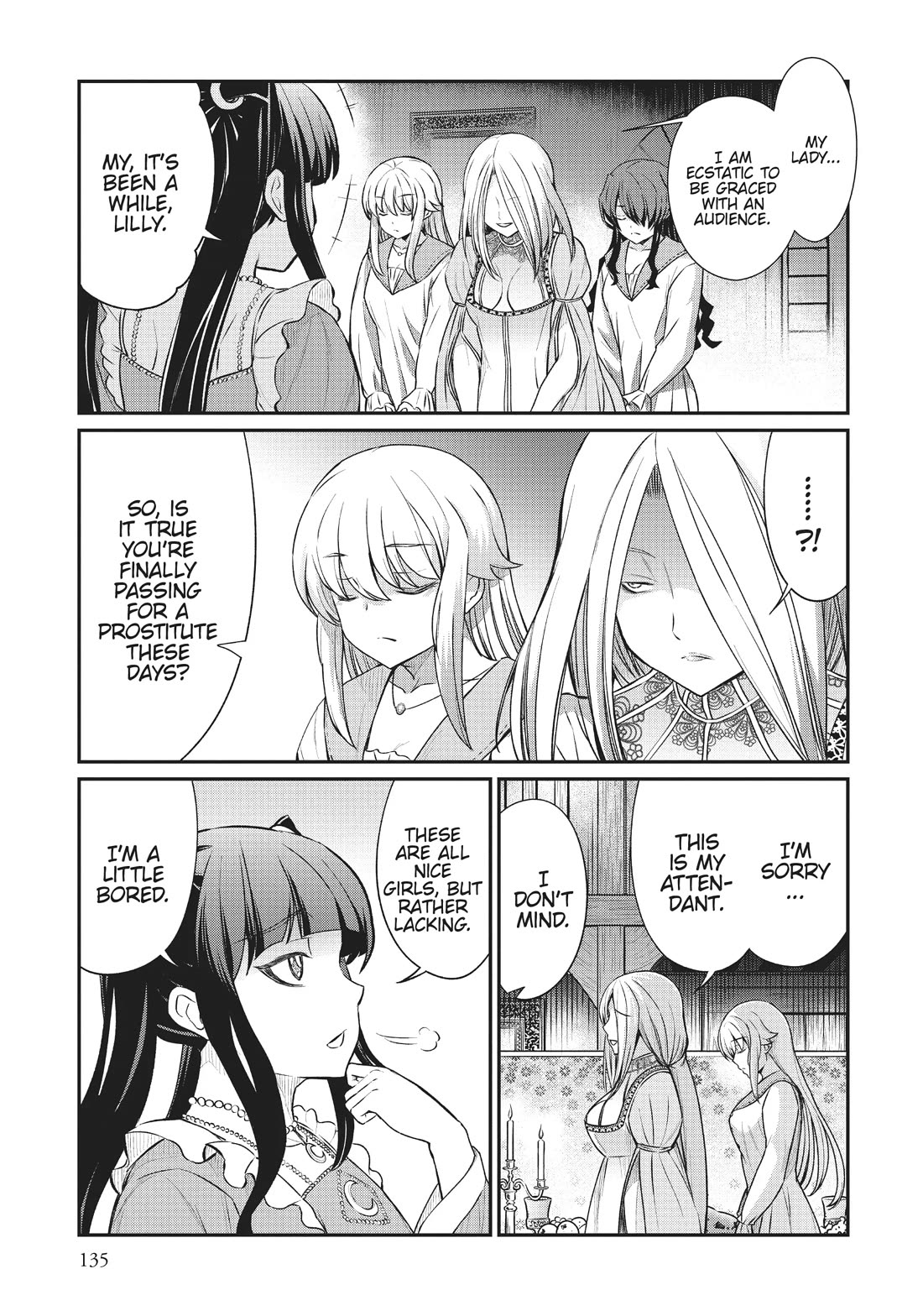 Becoming Princess Knight and Working at Yuri Brothel chapter 14 page 5