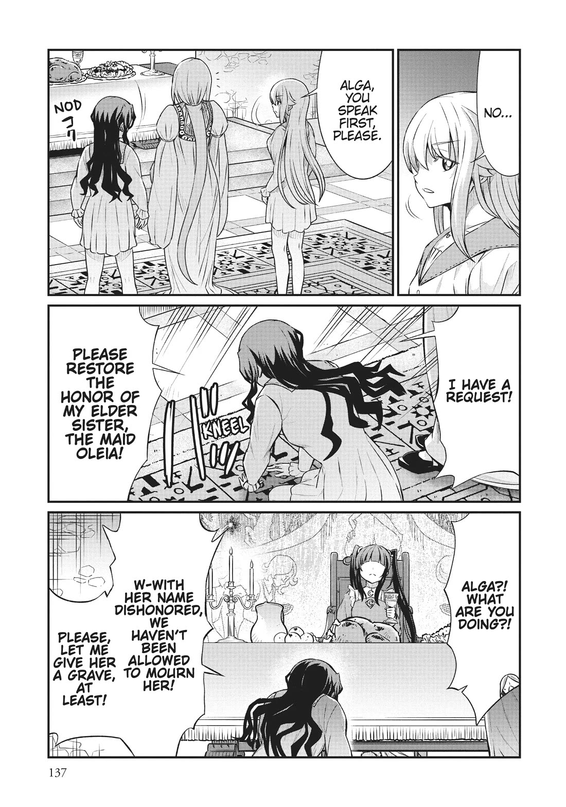 Becoming Princess Knight and Working at Yuri Brothel chapter 14 page 7