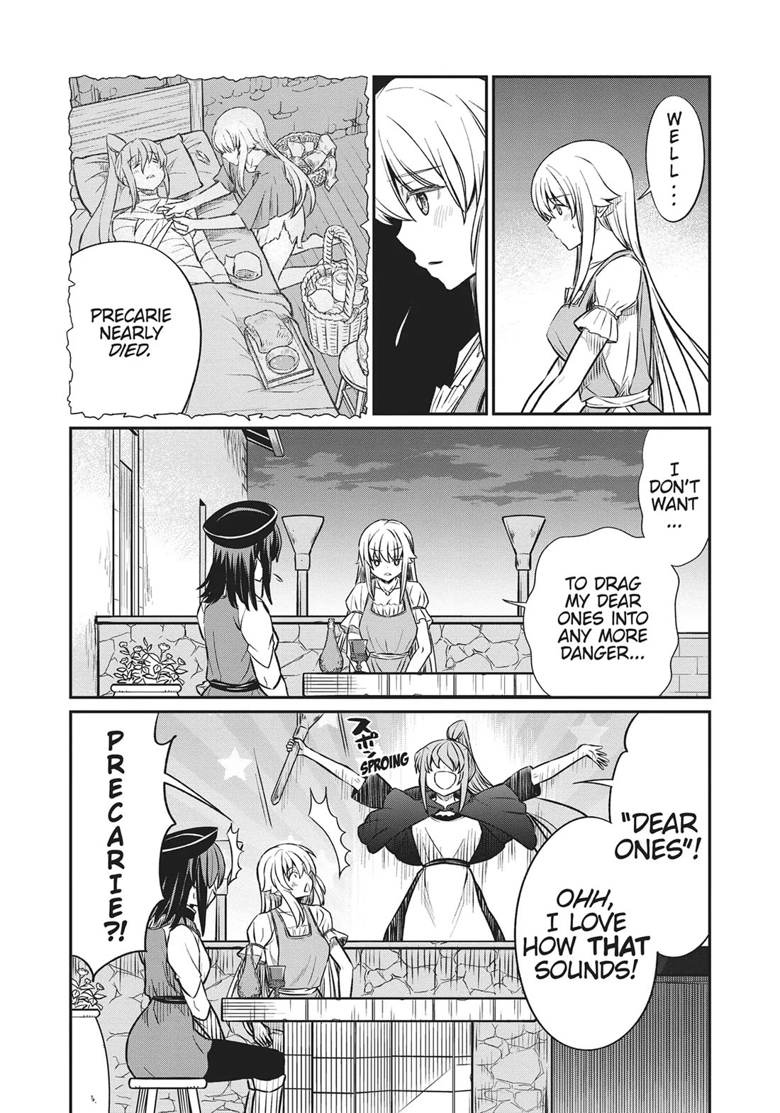 Becoming Princess Knight and Working at Yuri Brothel chapter 18 page 13