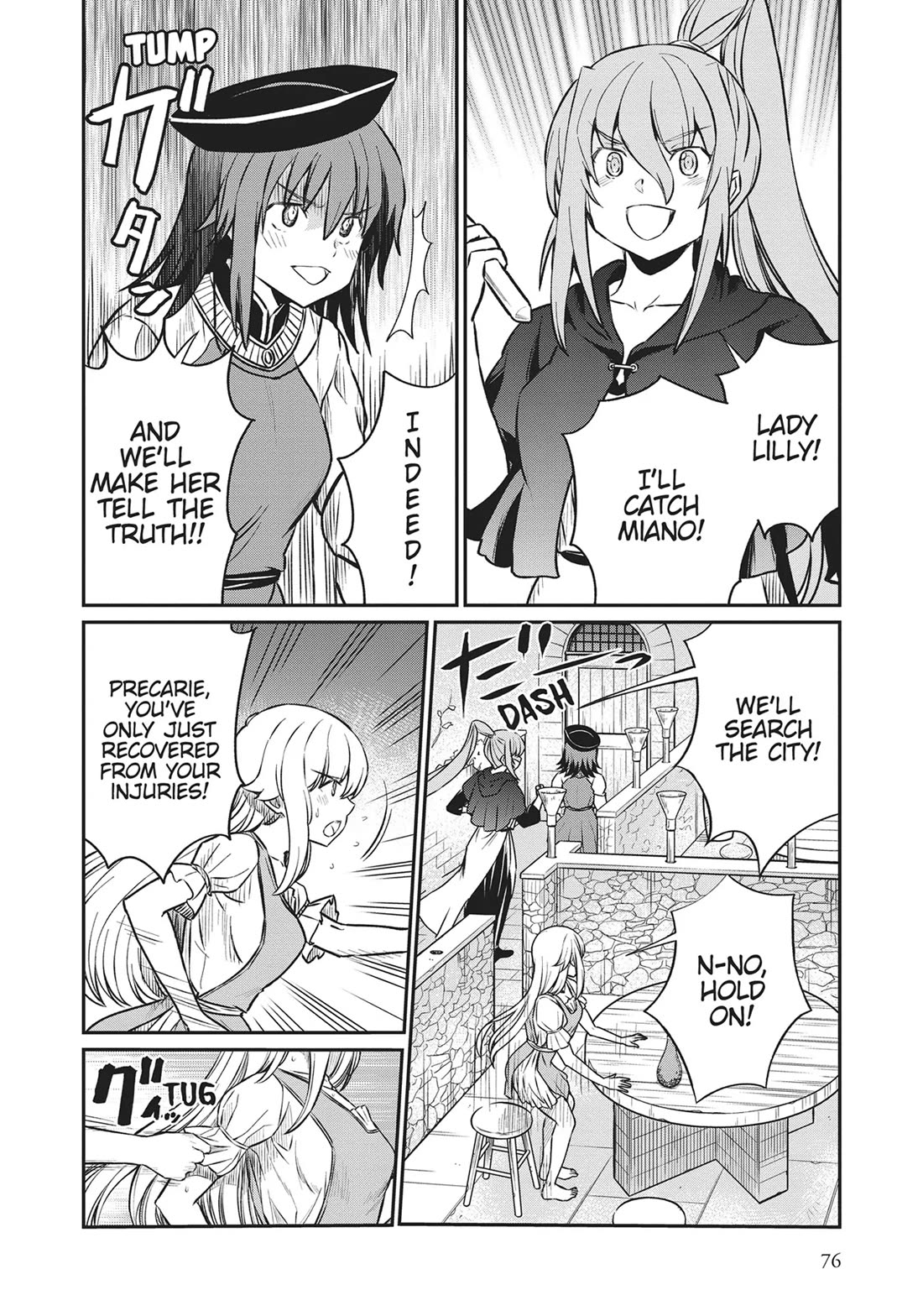 Becoming Princess Knight and Working at Yuri Brothel chapter 18 page 14