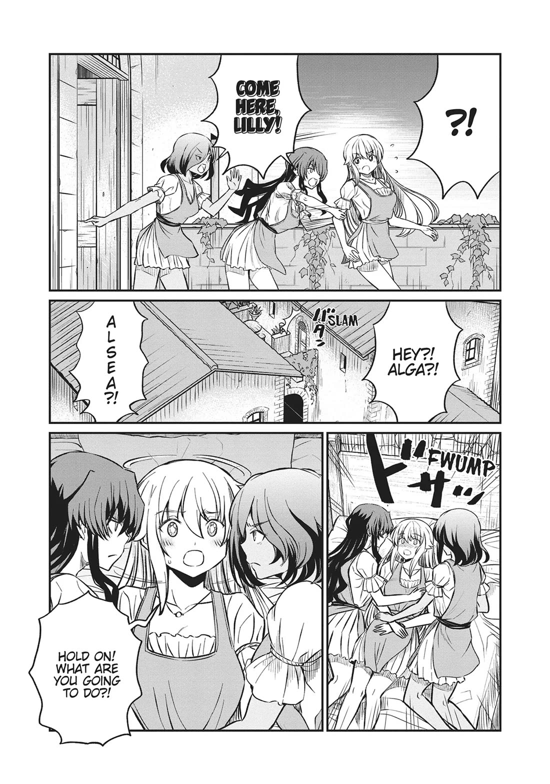 Becoming Princess Knight and Working at Yuri Brothel chapter 18 page 15