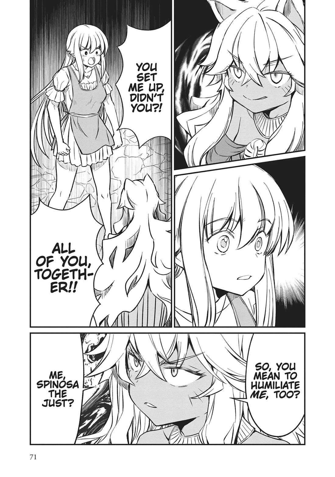 Becoming Princess Knight and Working at Yuri Brothel chapter 18 page 9