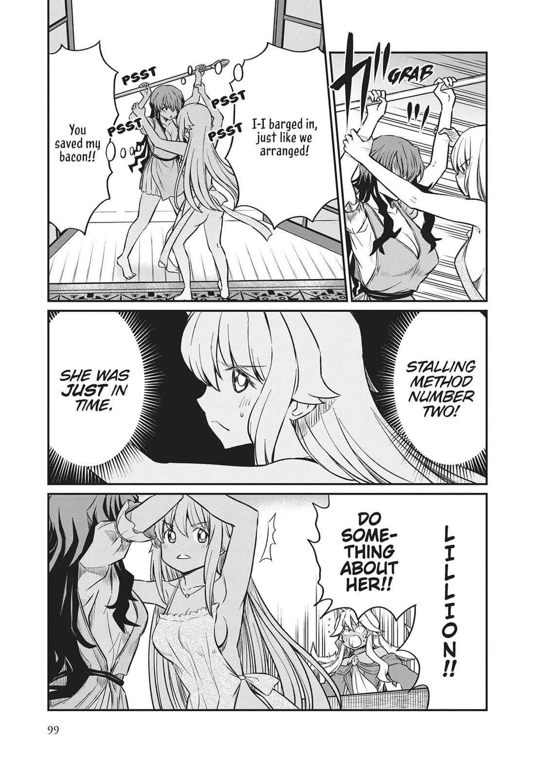 Becoming Princess Knight and Working at Yuri Brothel chapter 19 page 16