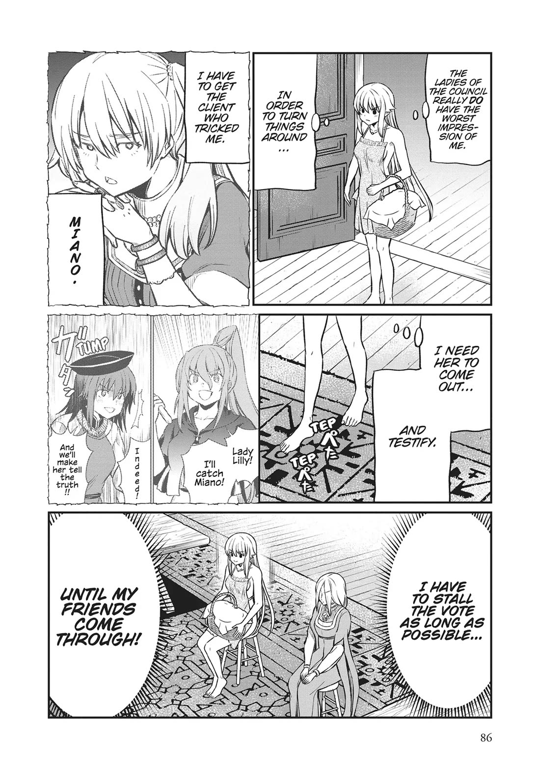 Becoming Princess Knight and Working at Yuri Brothel chapter 19 page 3