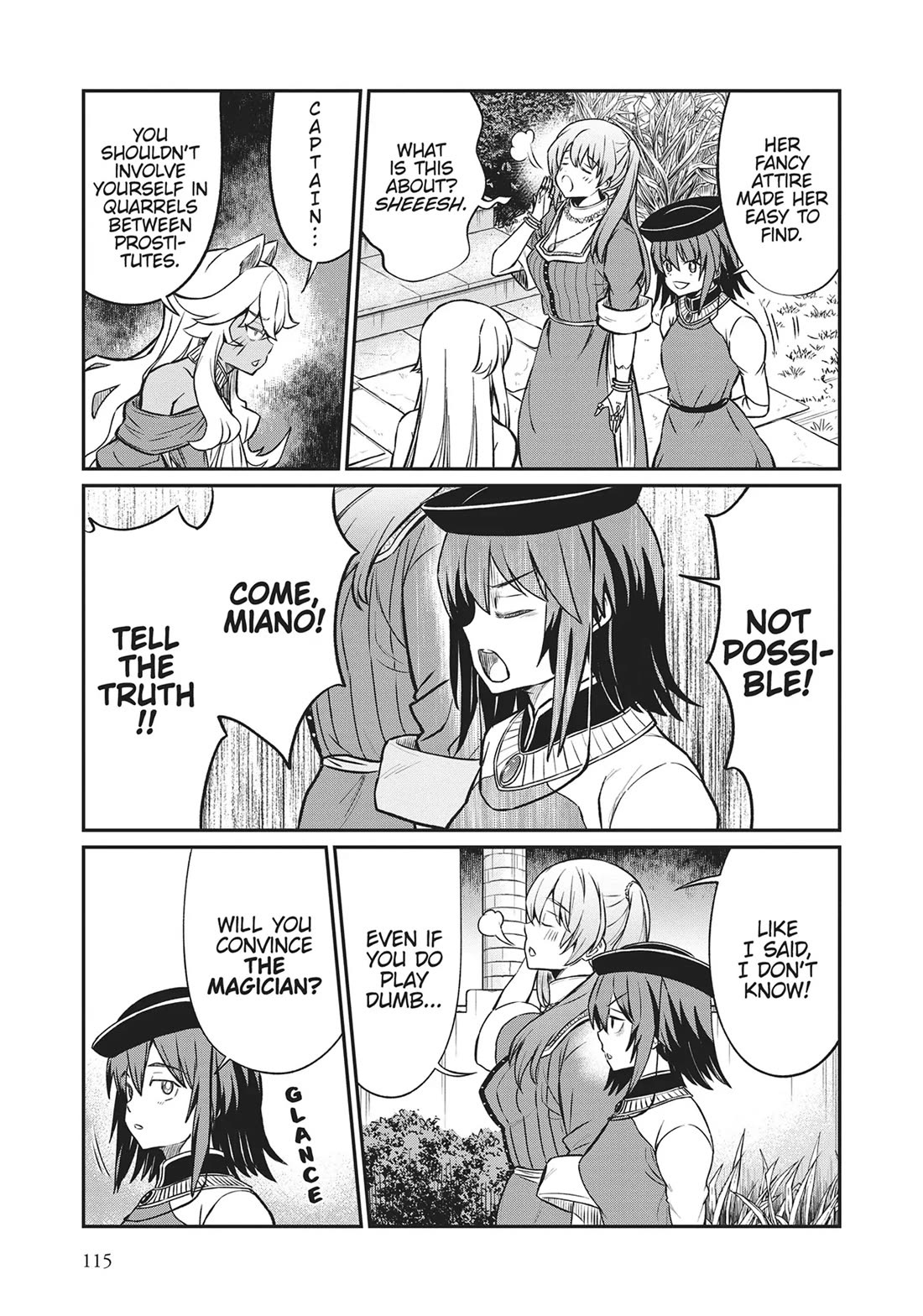 Becoming Princess Knight and Working at Yuri Brothel chapter 20 page 13