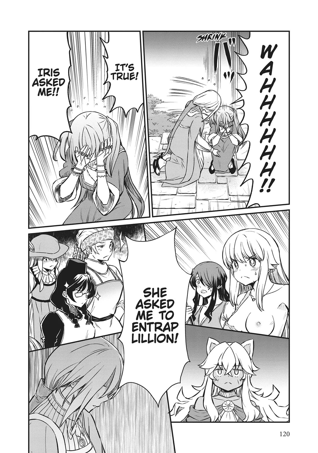 Becoming Princess Knight and Working at Yuri Brothel chapter 20 page 18