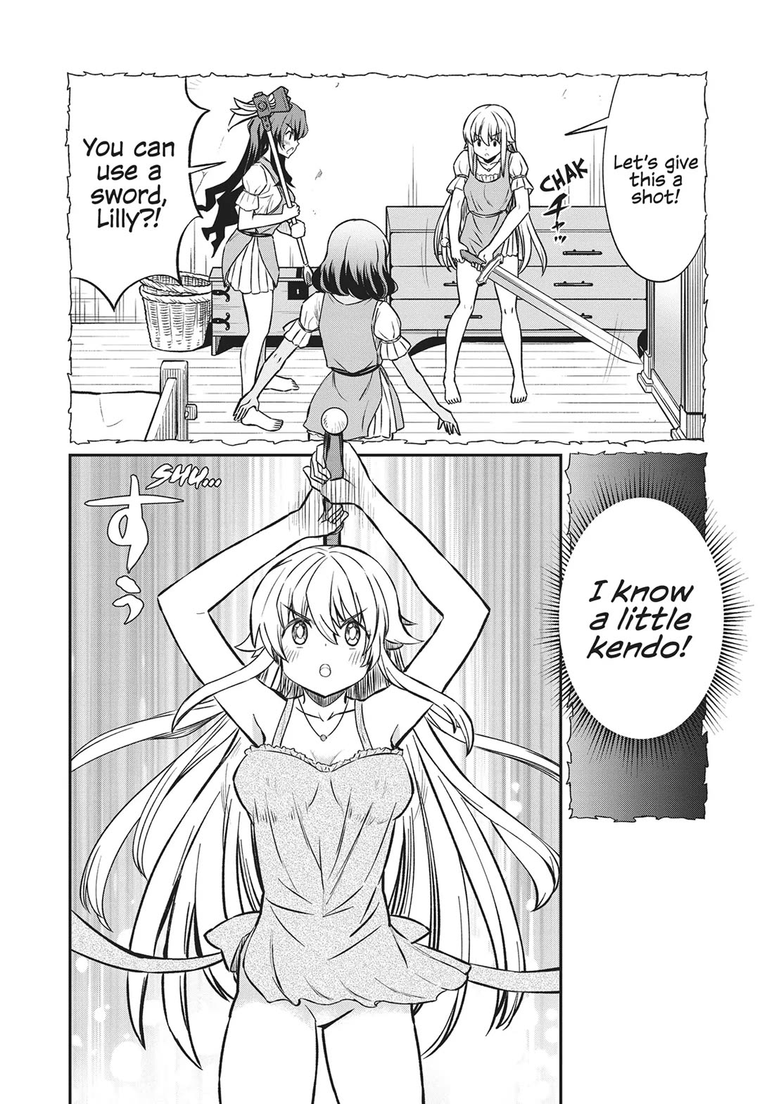 Becoming Princess Knight and Working at Yuri Brothel chapter 20 page 4