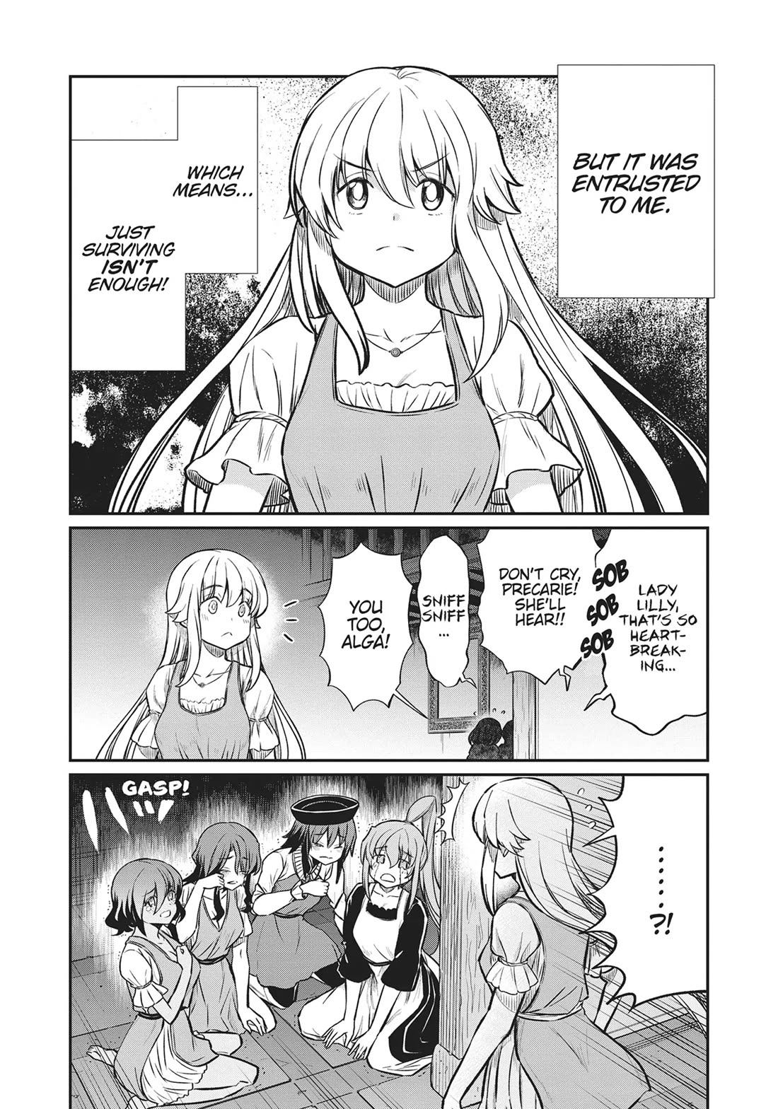 Becoming Princess Knight and Working at Yuri Brothel chapter 22 page 10