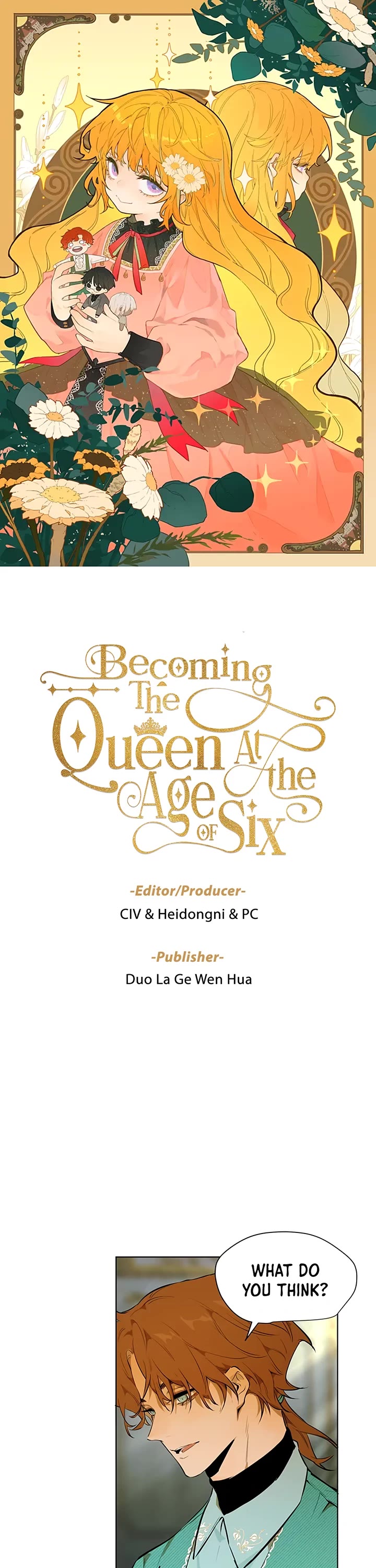 Becoming the Queen at the Age of Six chapter 17 page 1