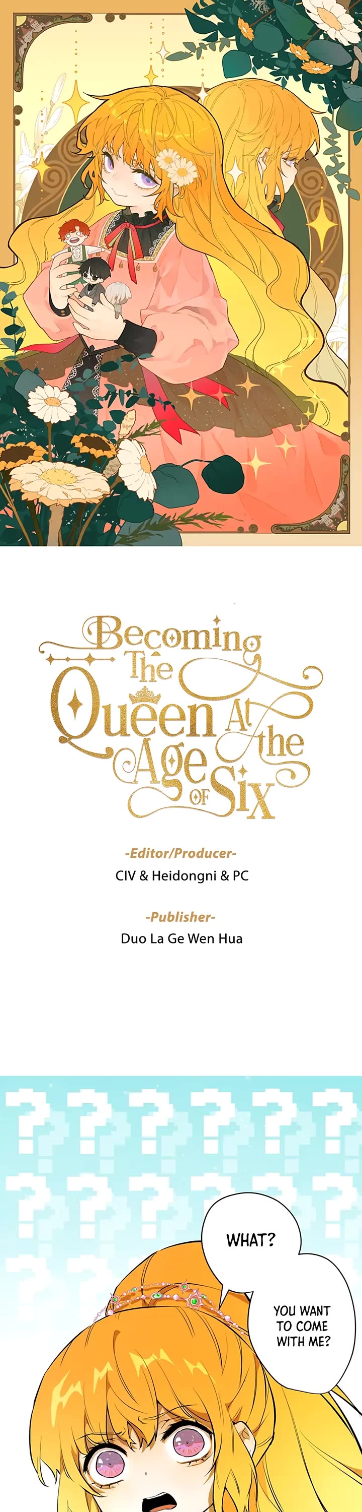 Becoming the Queen at the Age of Six chapter 21 page 1