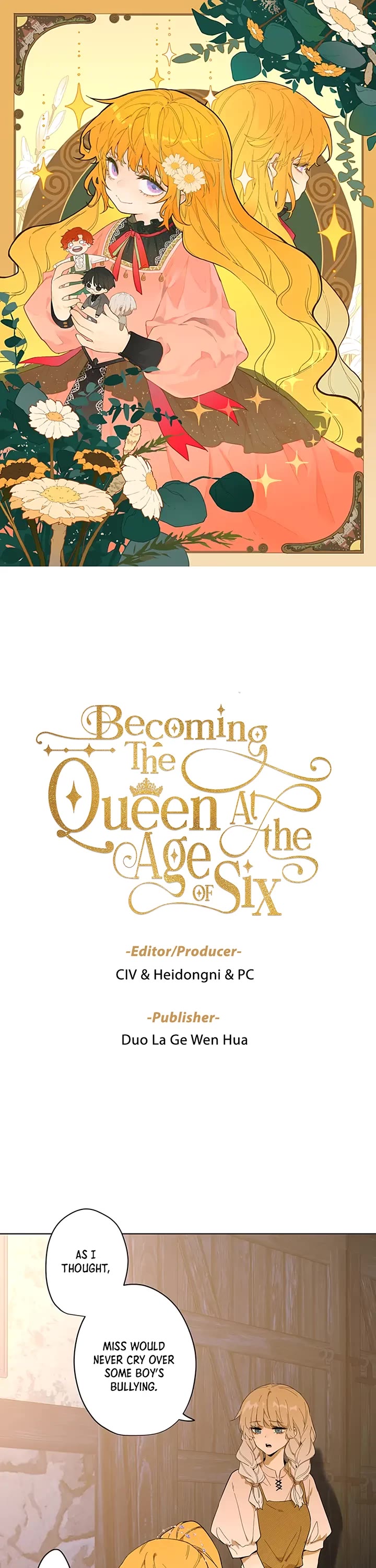 Becoming the Queen at the Age of Six chapter 22 page 1
