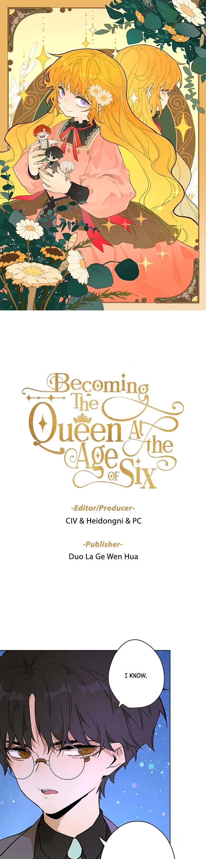 Becoming the Queen at the Age of Six chapter 23 page 1