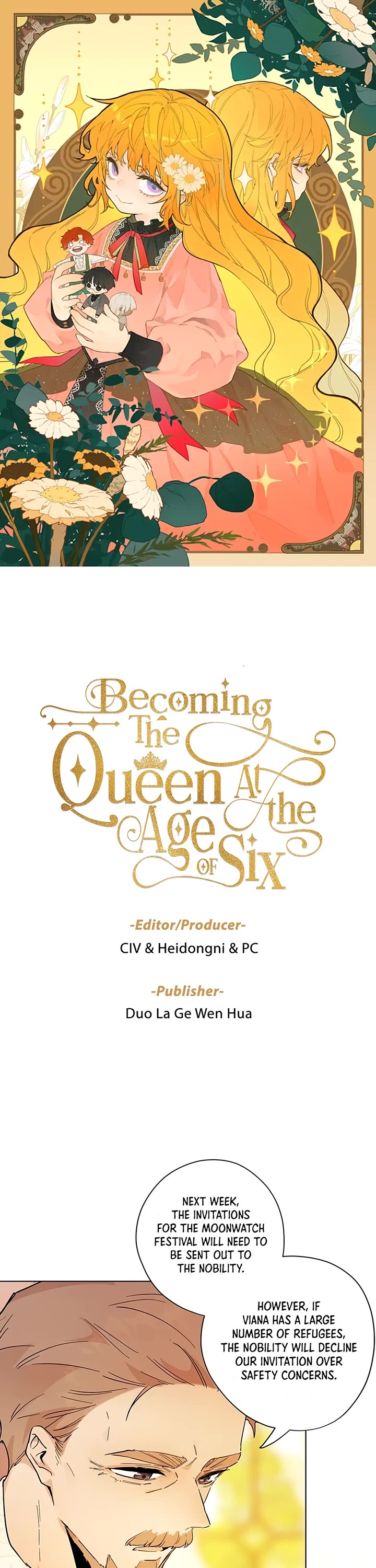 Becoming the Queen at the Age of Six chapter 25 page 1