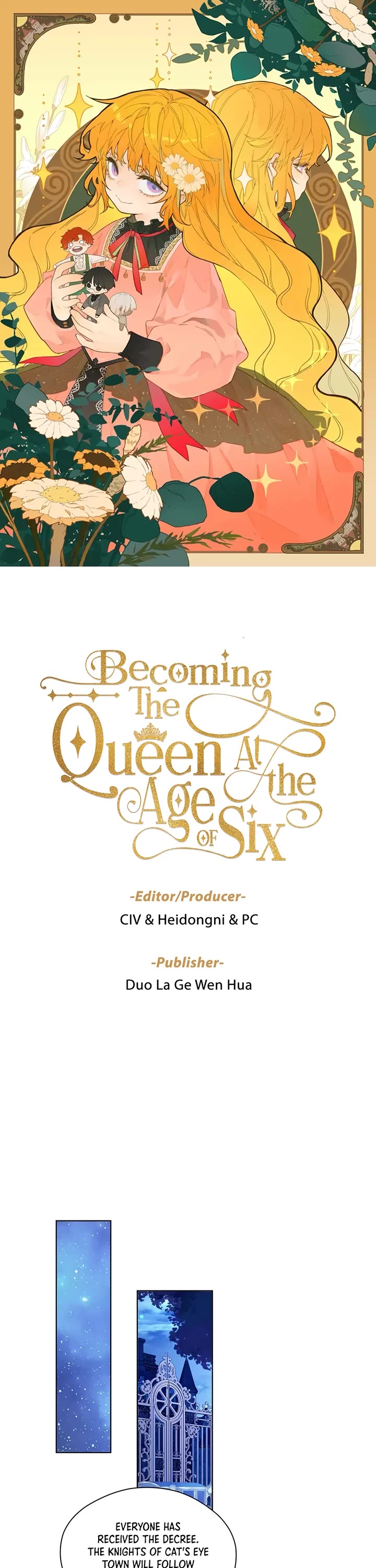Becoming the Queen at the Age of Six chapter 27 page 1