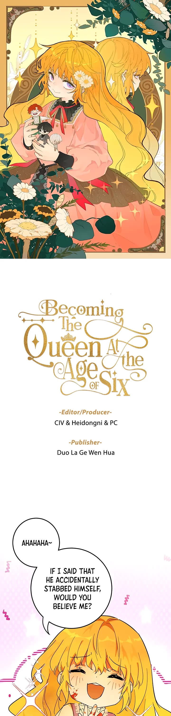 Becoming the Queen at the Age of Six chapter 37 page 1