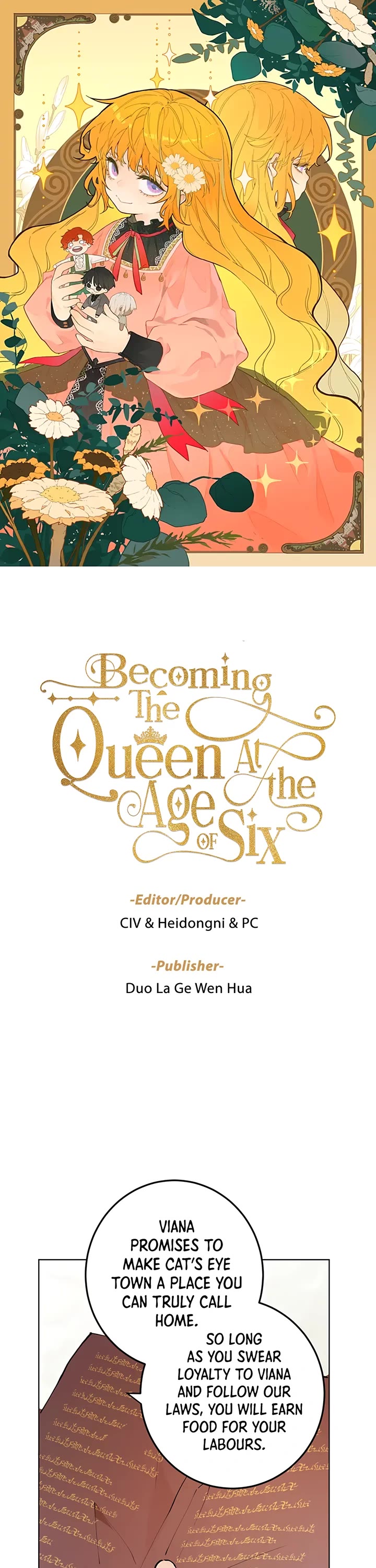 Becoming the Queen at the Age of Six chapter 38 page 1