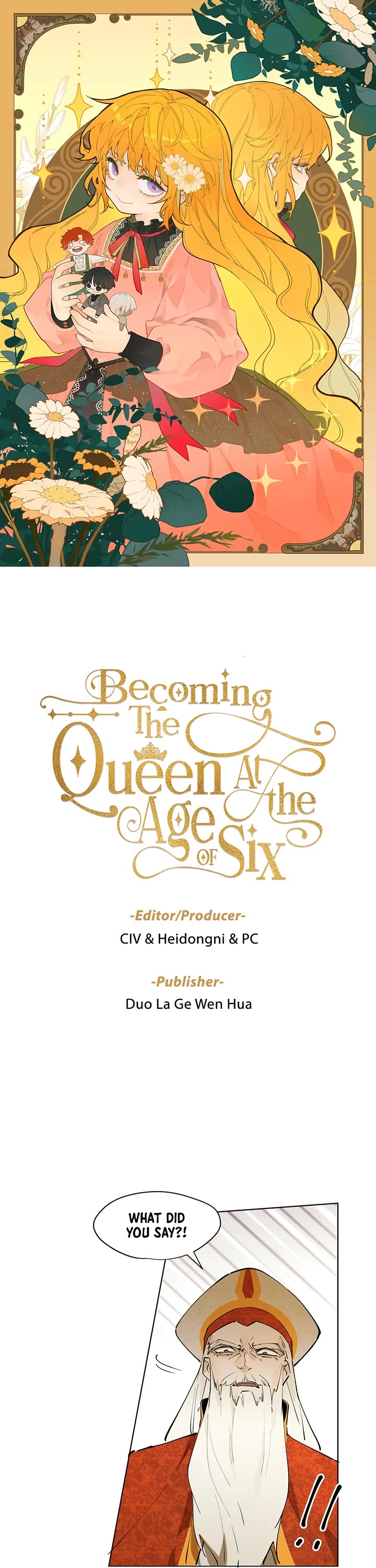 Becoming the Queen at the Age of Six chapter 8 page 1