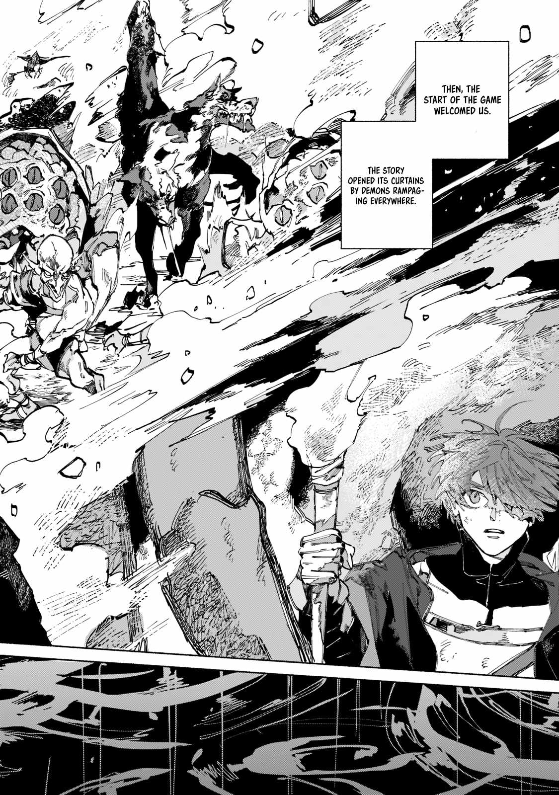 Behind the battle of The Hero and The Demon King chapter 1.4 page 9