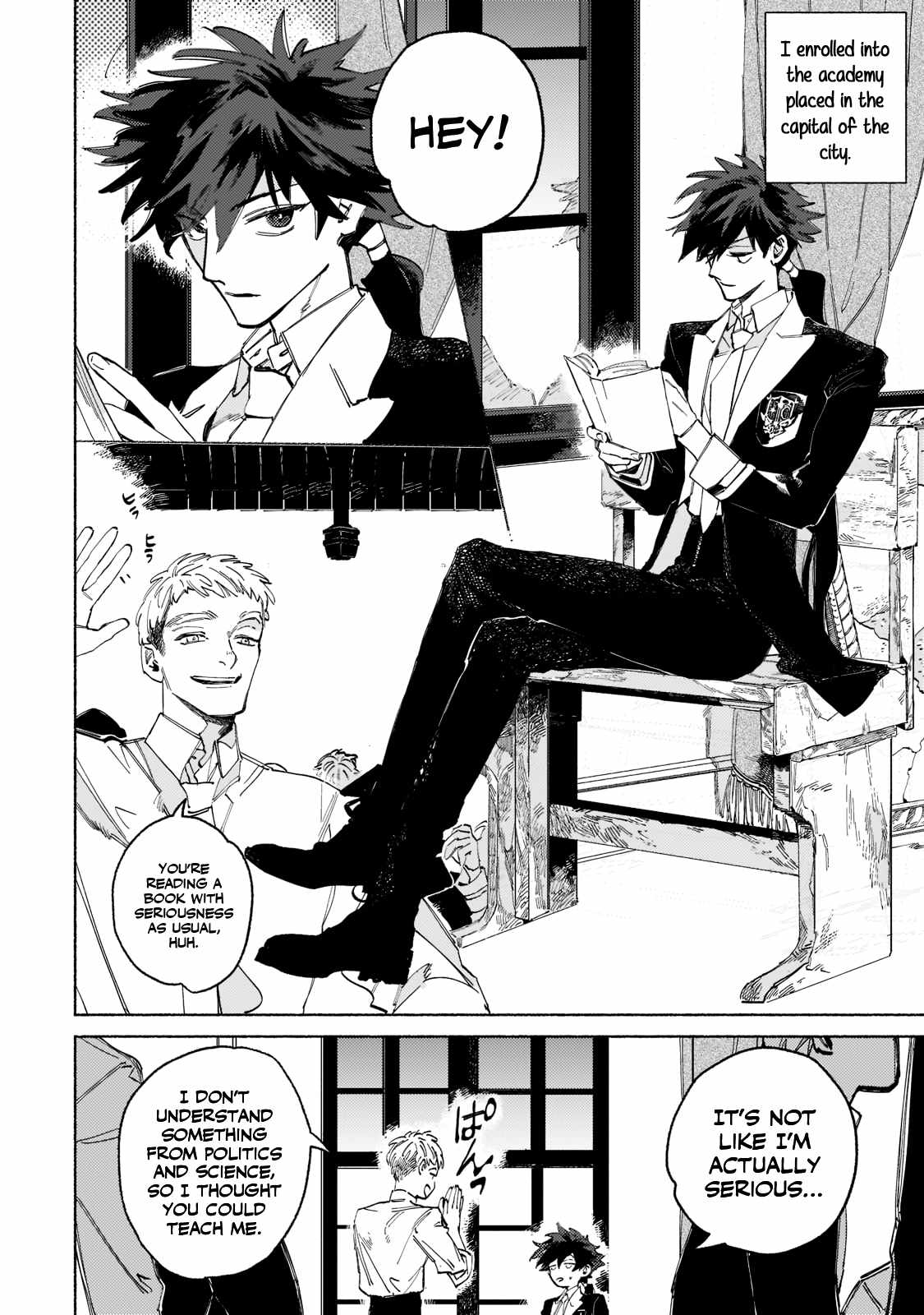 Behind the battle of The Hero and The Demon King chapter 1 page 17