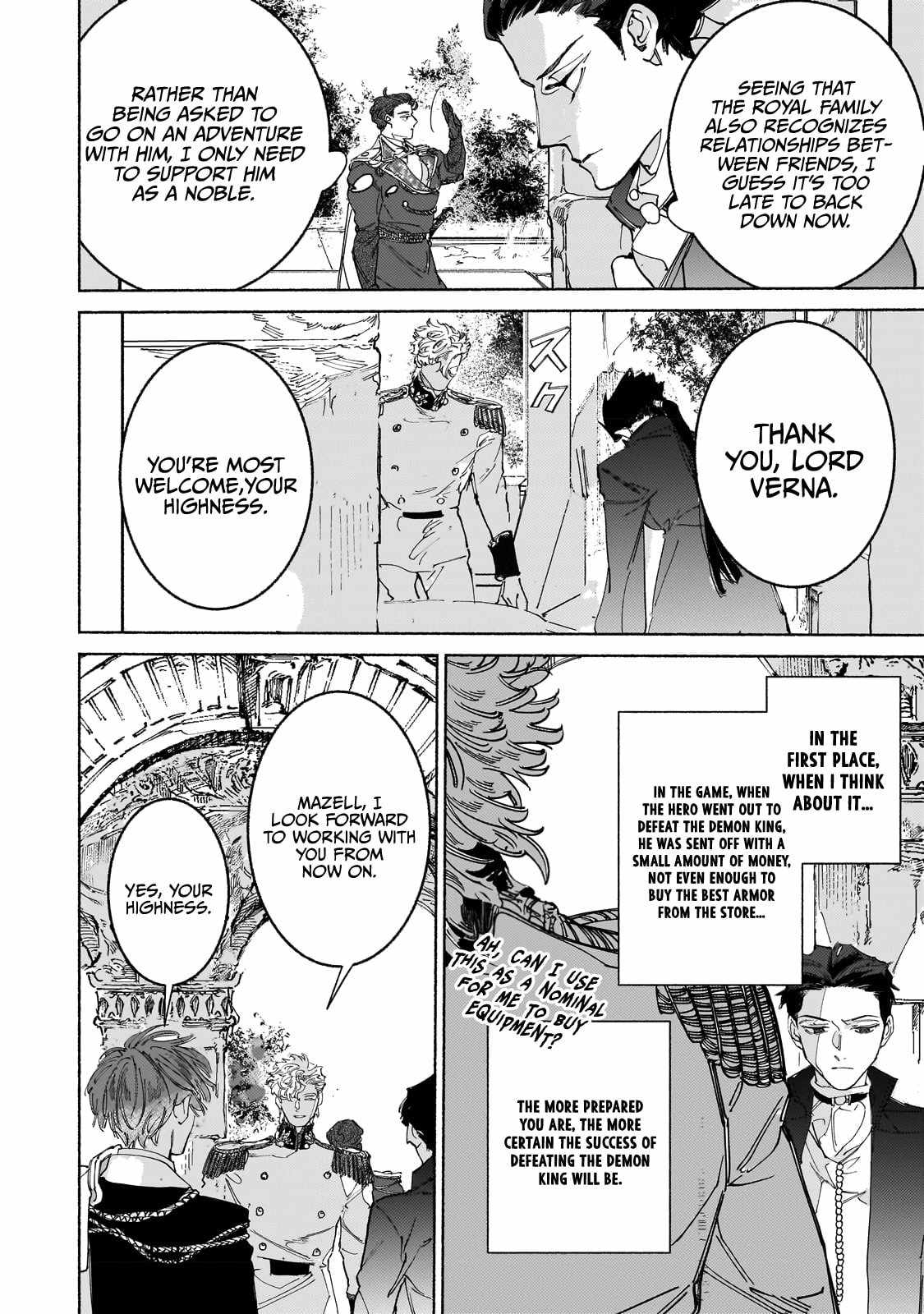 Behind the battle of The Hero and The Demon King chapter 10.2 page 9