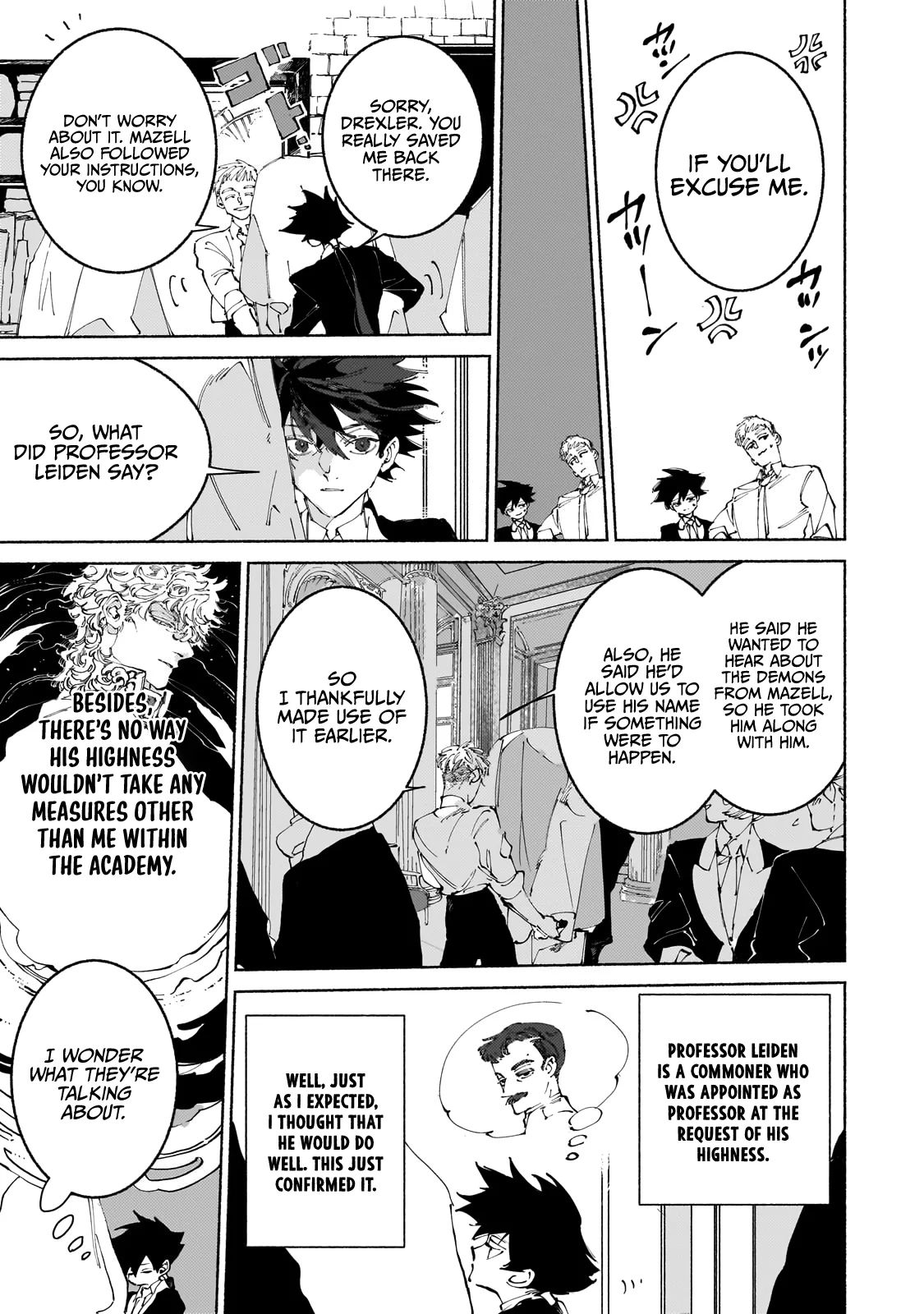 Behind the battle of The Hero and The Demon King chapter 11.1 page 6