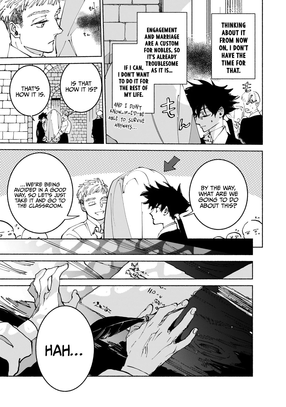 Behind the battle of The Hero and The Demon King chapter 11.1 page 8