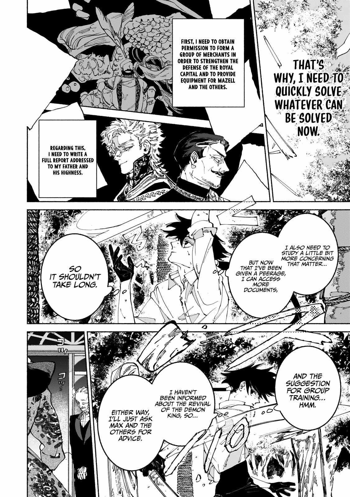 Behind the battle of The Hero and The Demon King chapter 11.2 page 12