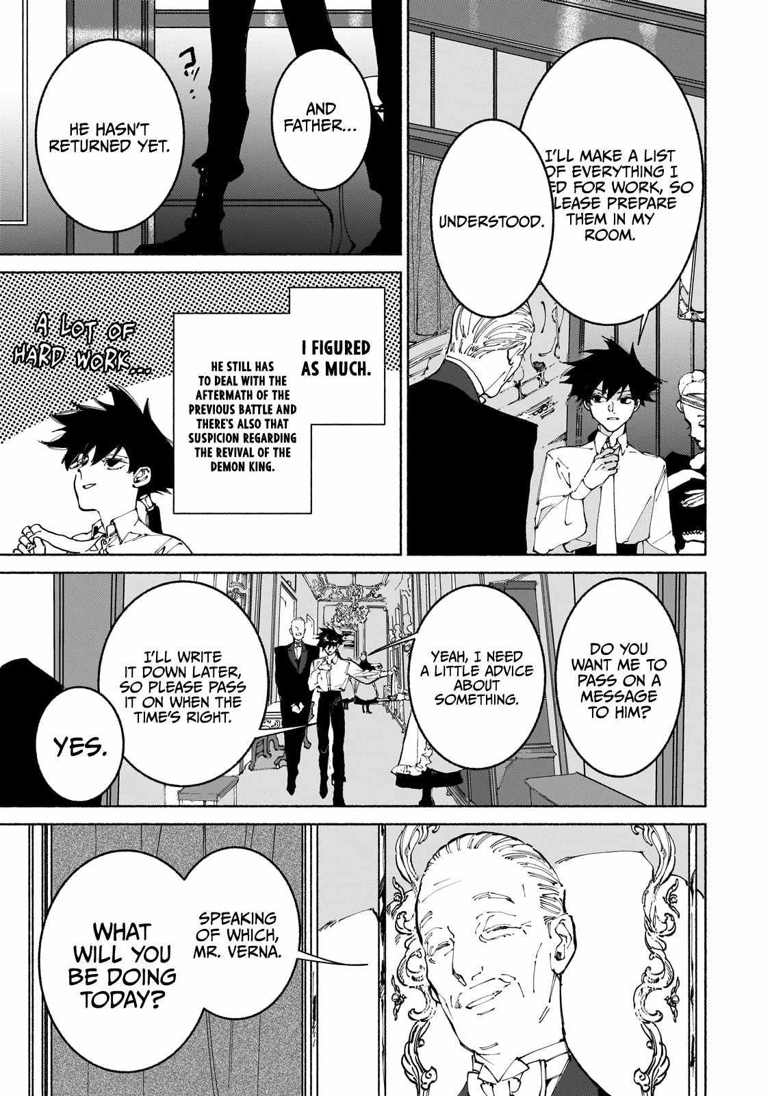 Behind the battle of The Hero and The Demon King chapter 11.2 page 3