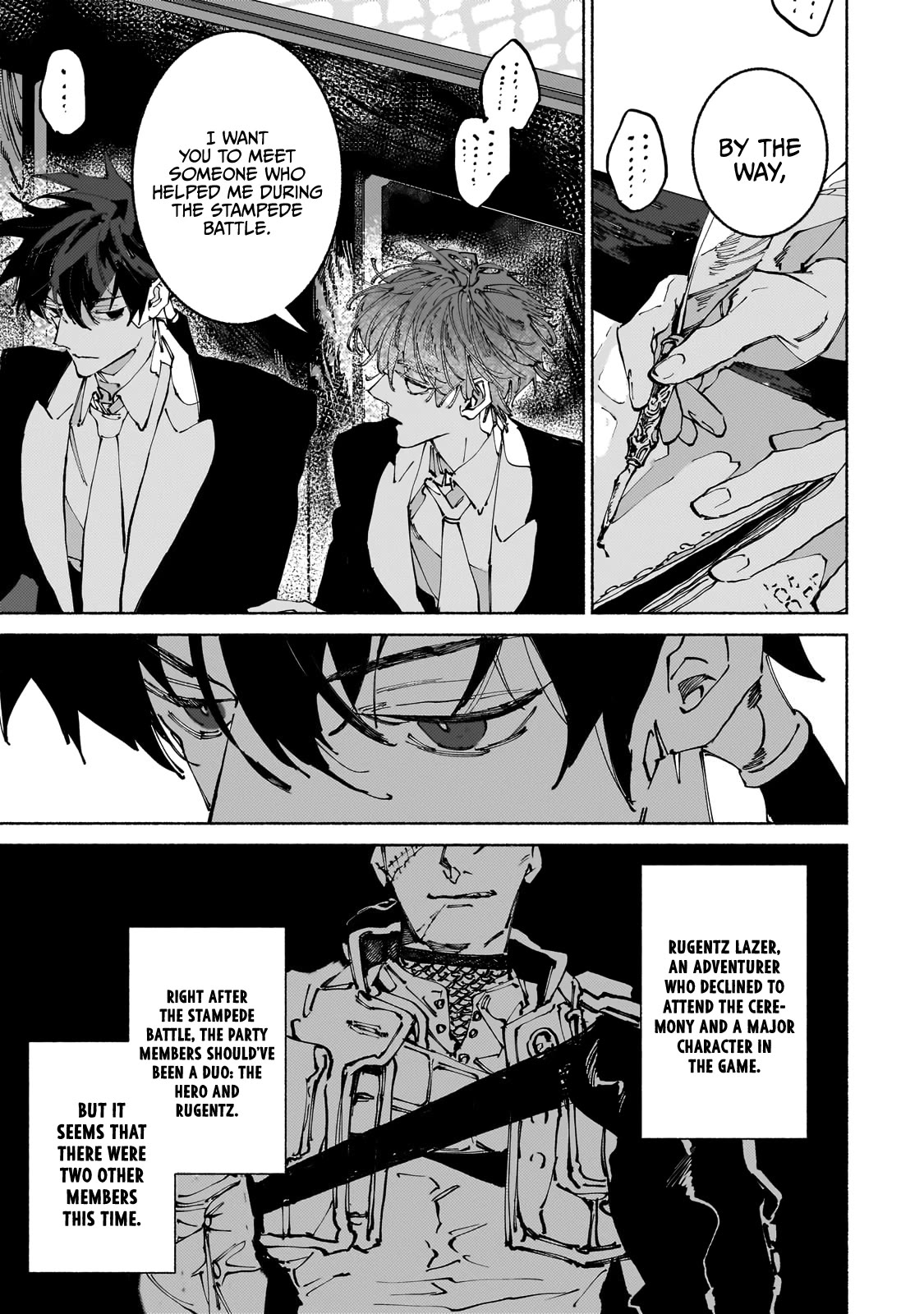 Behind the battle of The Hero and The Demon King chapter 11 page 12