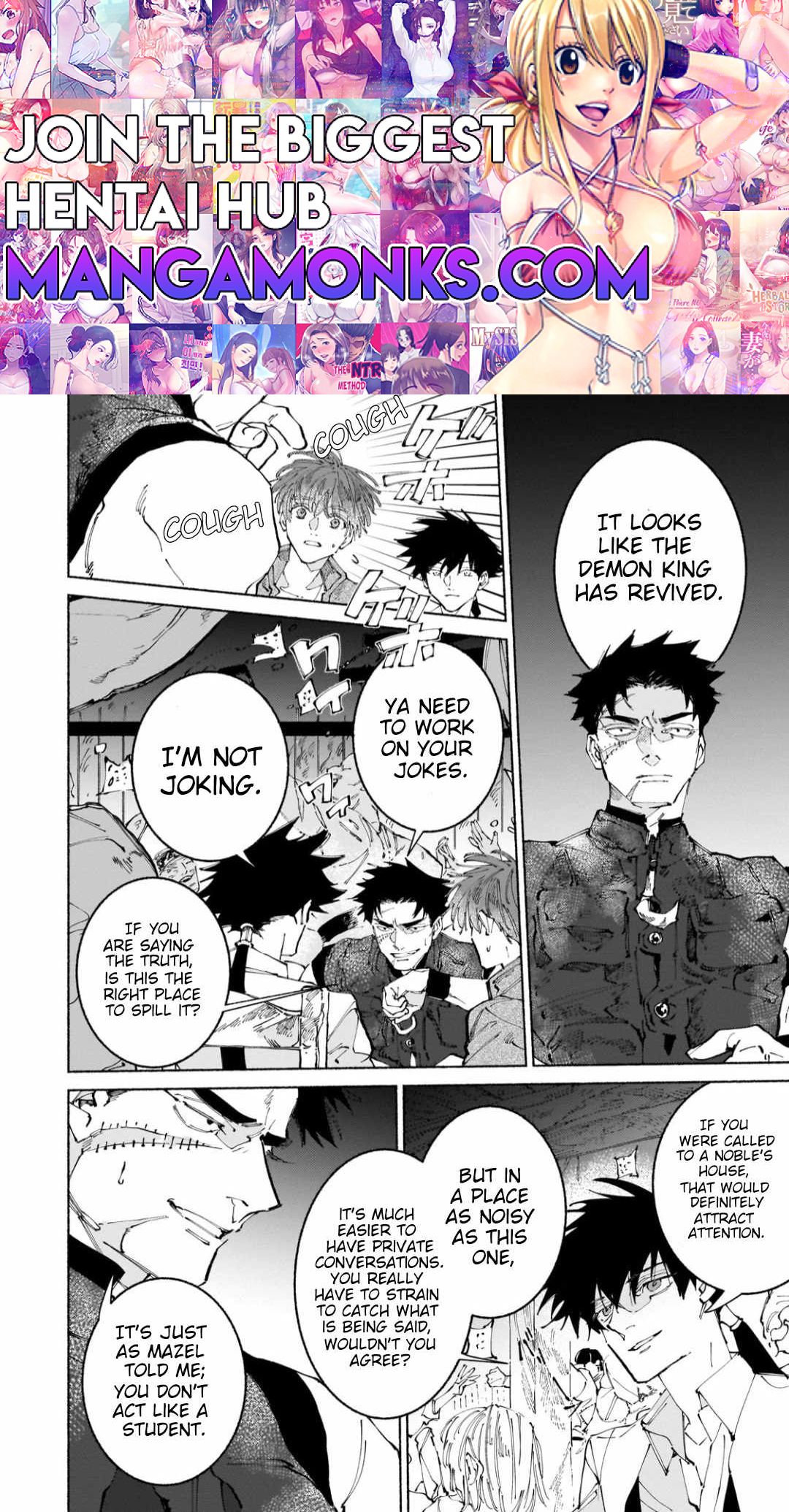 Behind the battle of The Hero and The Demon King chapter 12.2 page 1