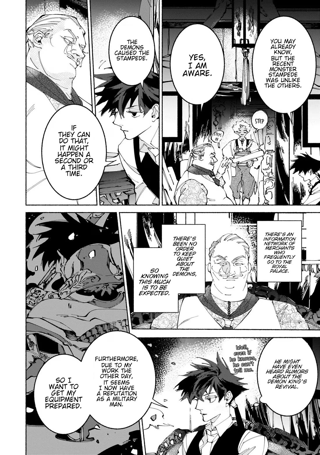 Behind the battle of The Hero and The Demon King chapter 13 page 13