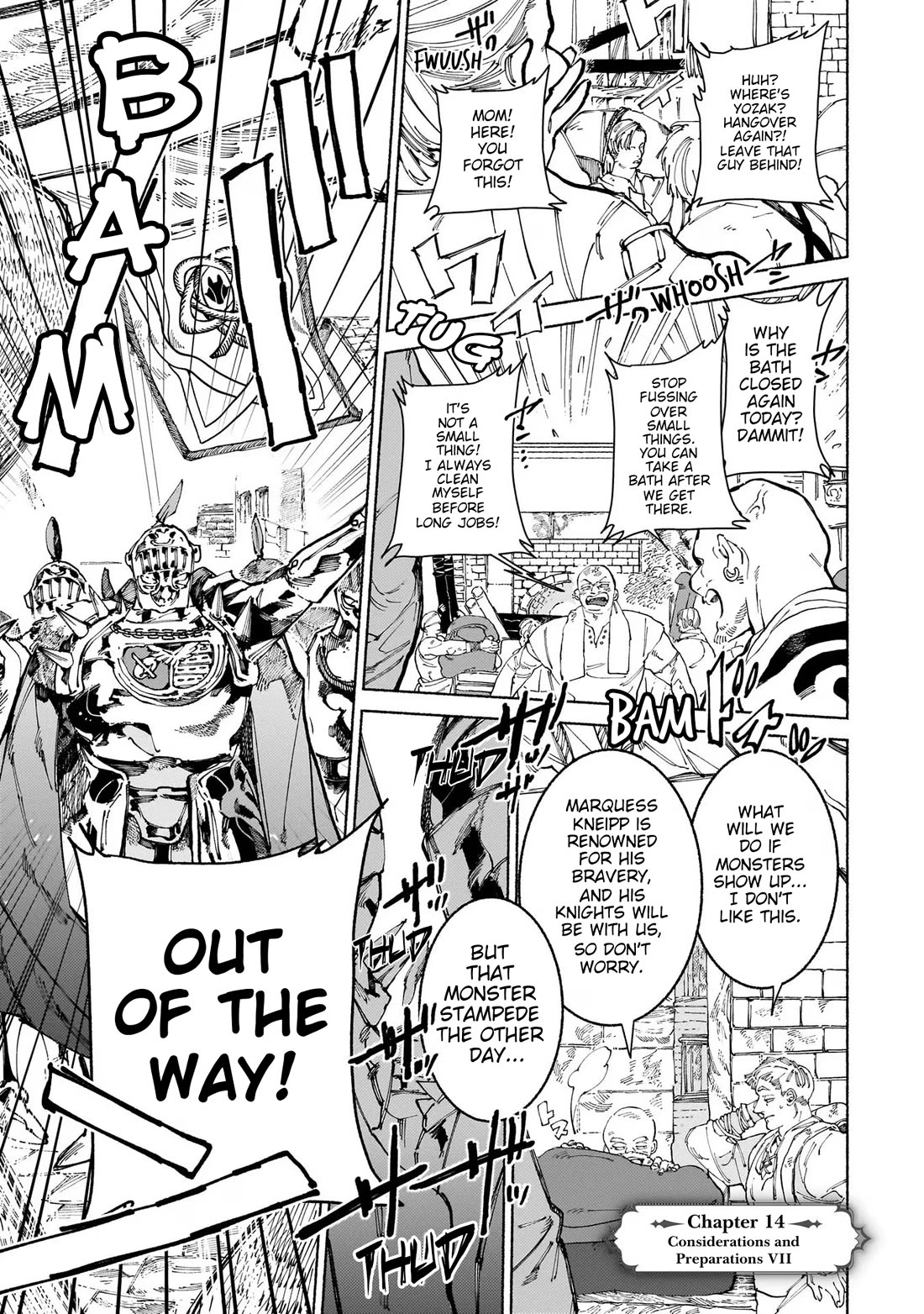 Behind the battle of The Hero and The Demon King chapter 14 page 1