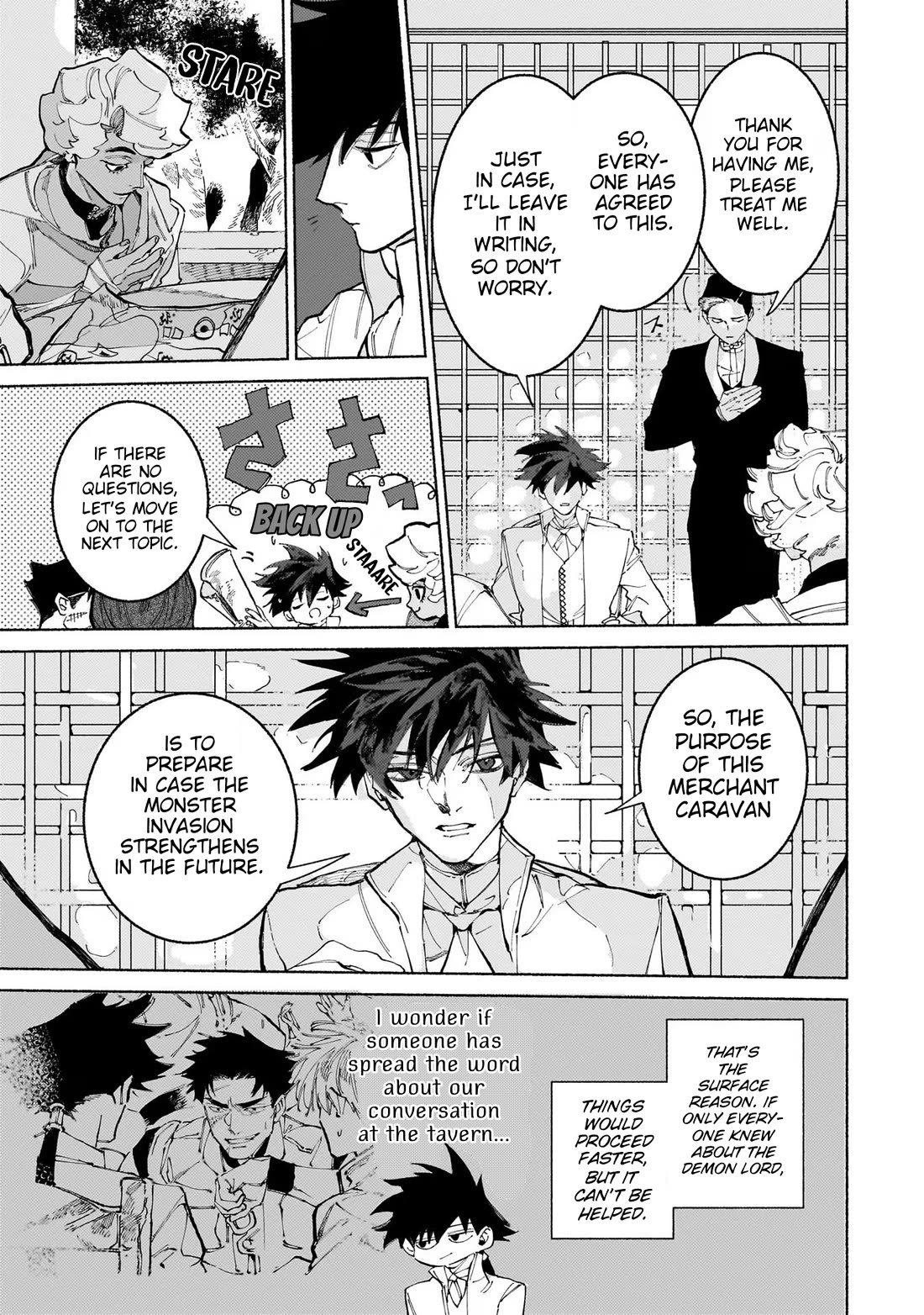 Behind the battle of The Hero and The Demon King chapter 14 page 17