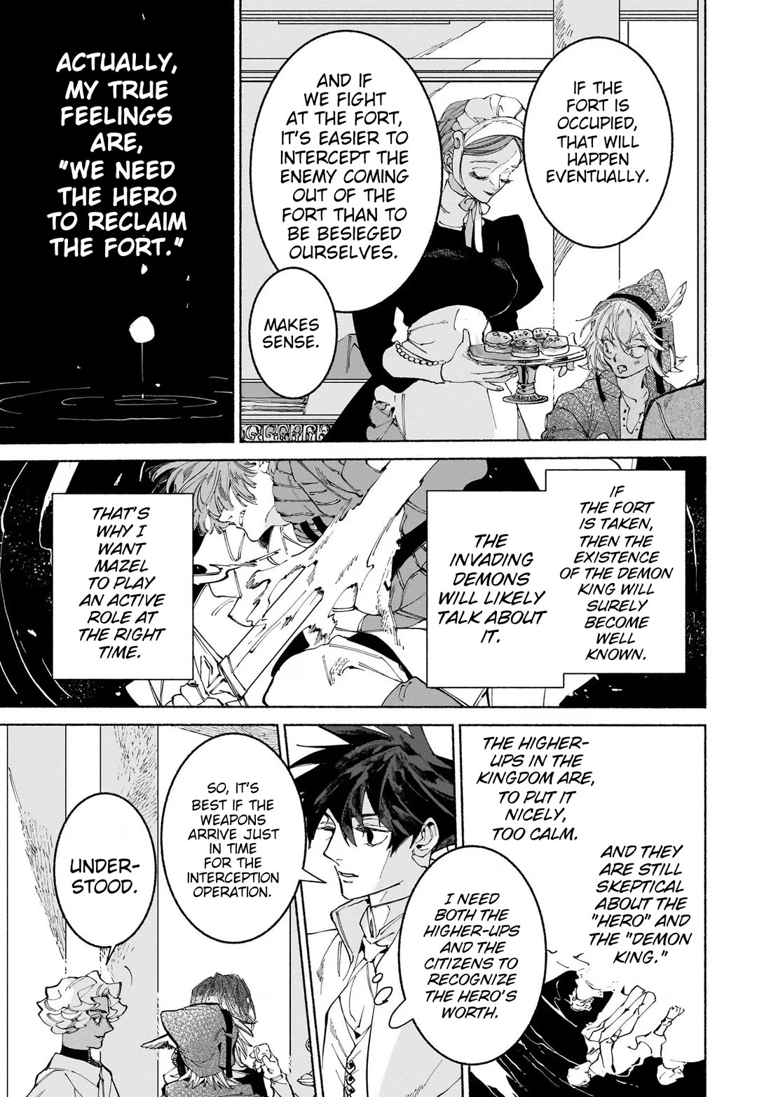 Behind the battle of The Hero and The Demon King chapter 14 page 21