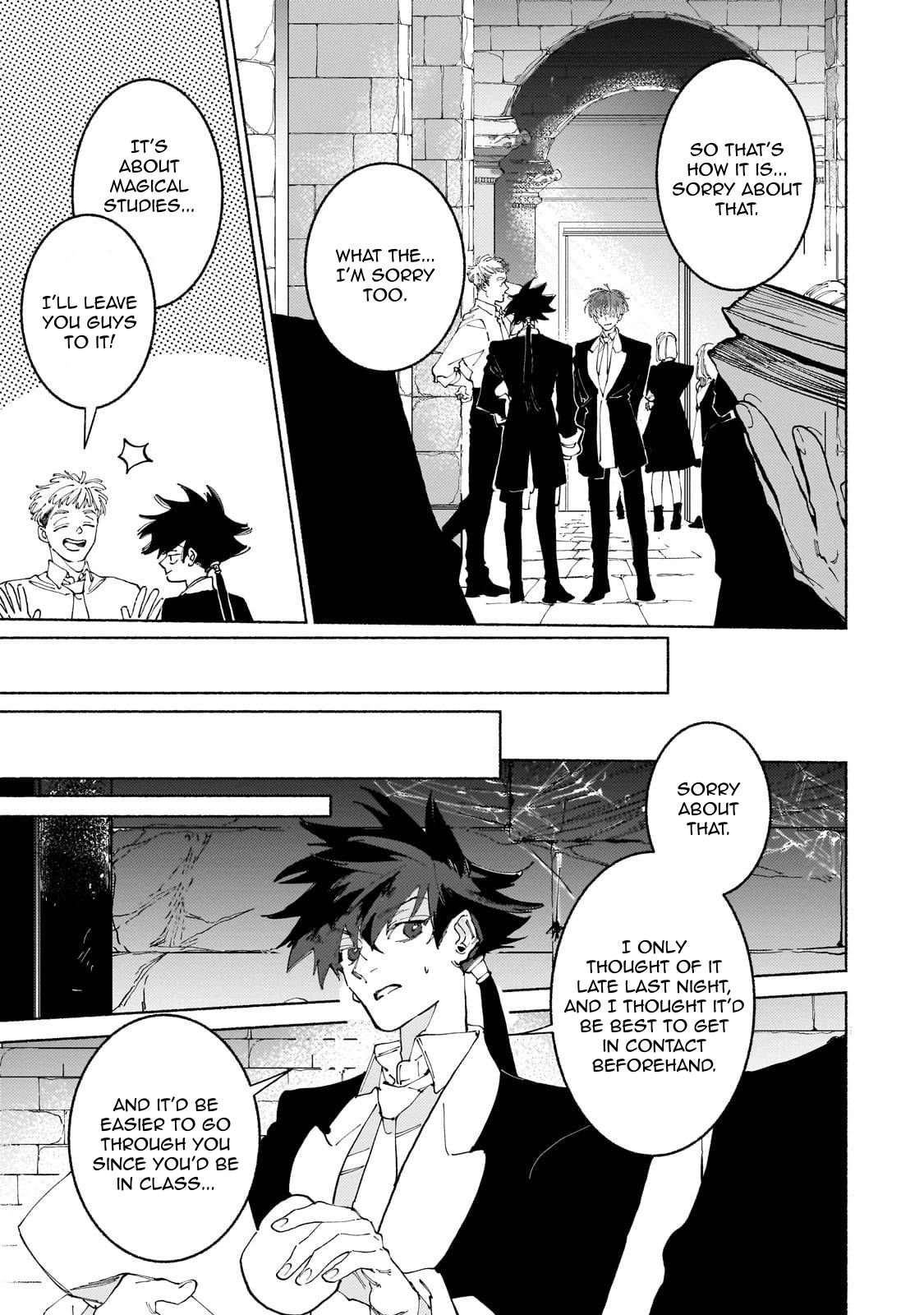 Behind the battle of The Hero and The Demon King chapter 15 page 14