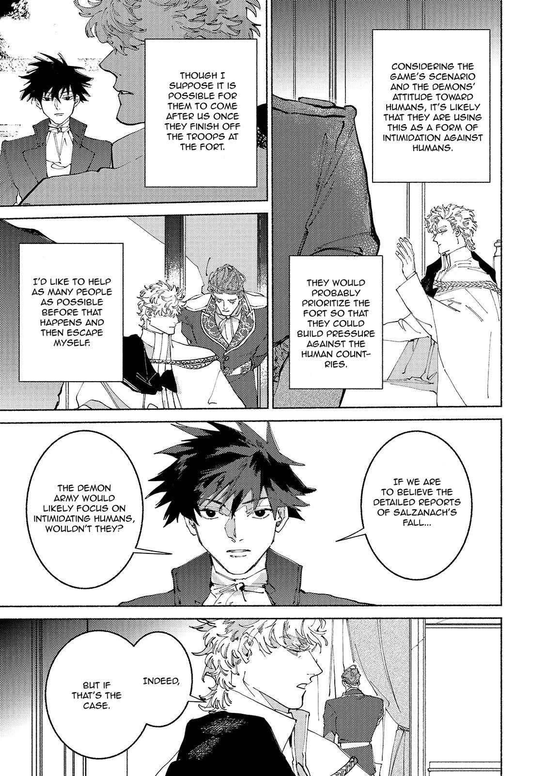 Behind the battle of The Hero and The Demon King chapter 16 page 22