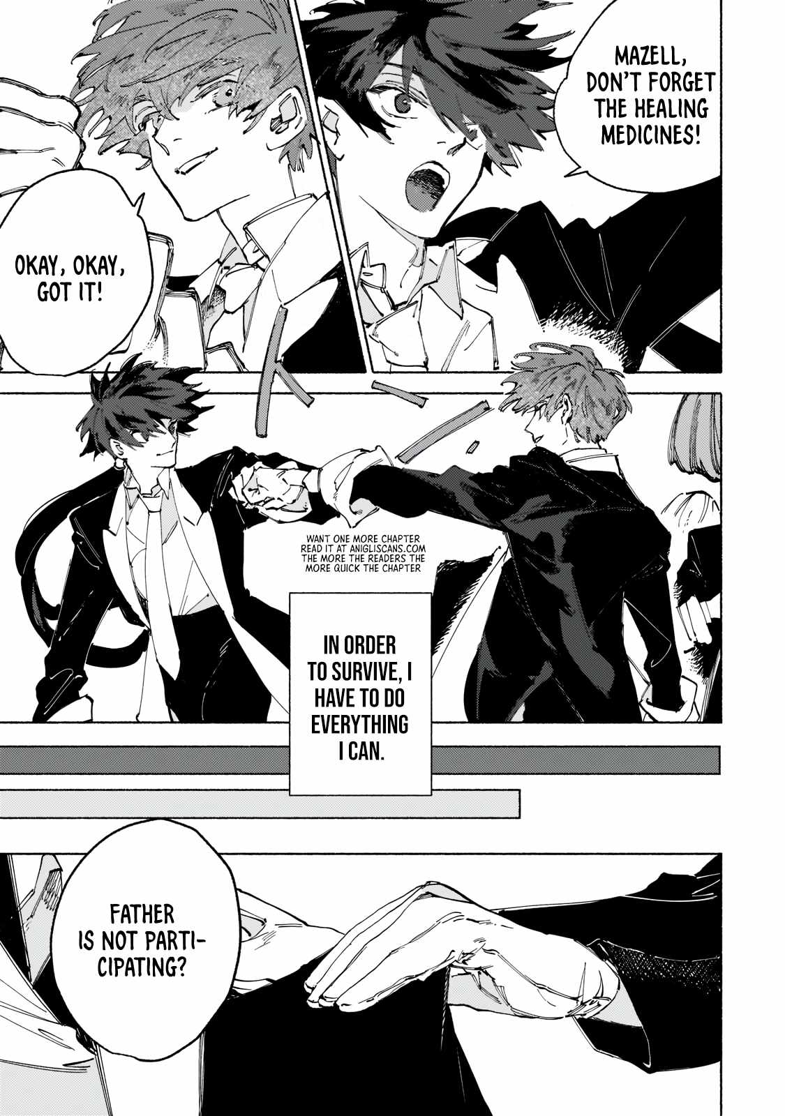 Behind the battle of The Hero and The Demon King chapter 2.1 page 16