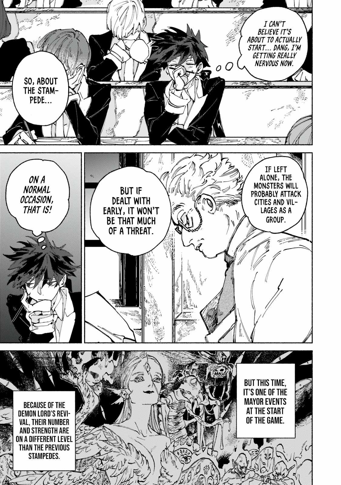 Behind the battle of The Hero and The Demon King chapter 2.1 page 6