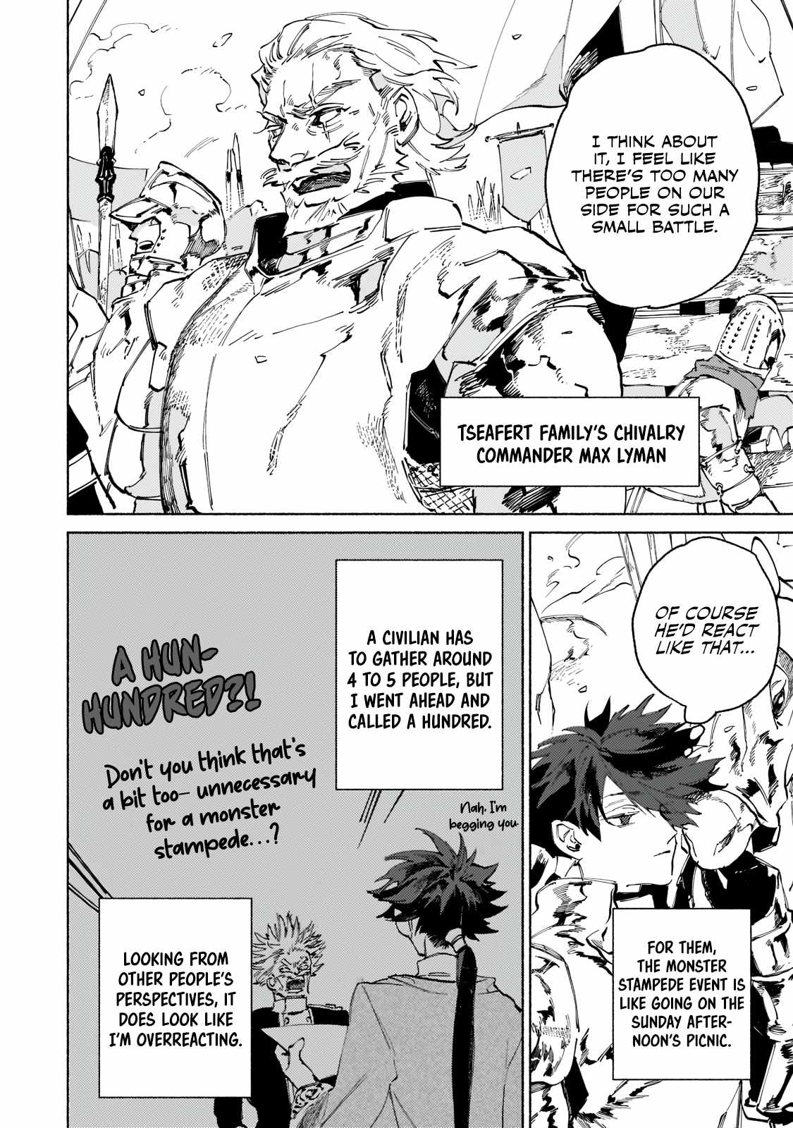 Behind the battle of The Hero and The Demon King chapter 2.2 page 6