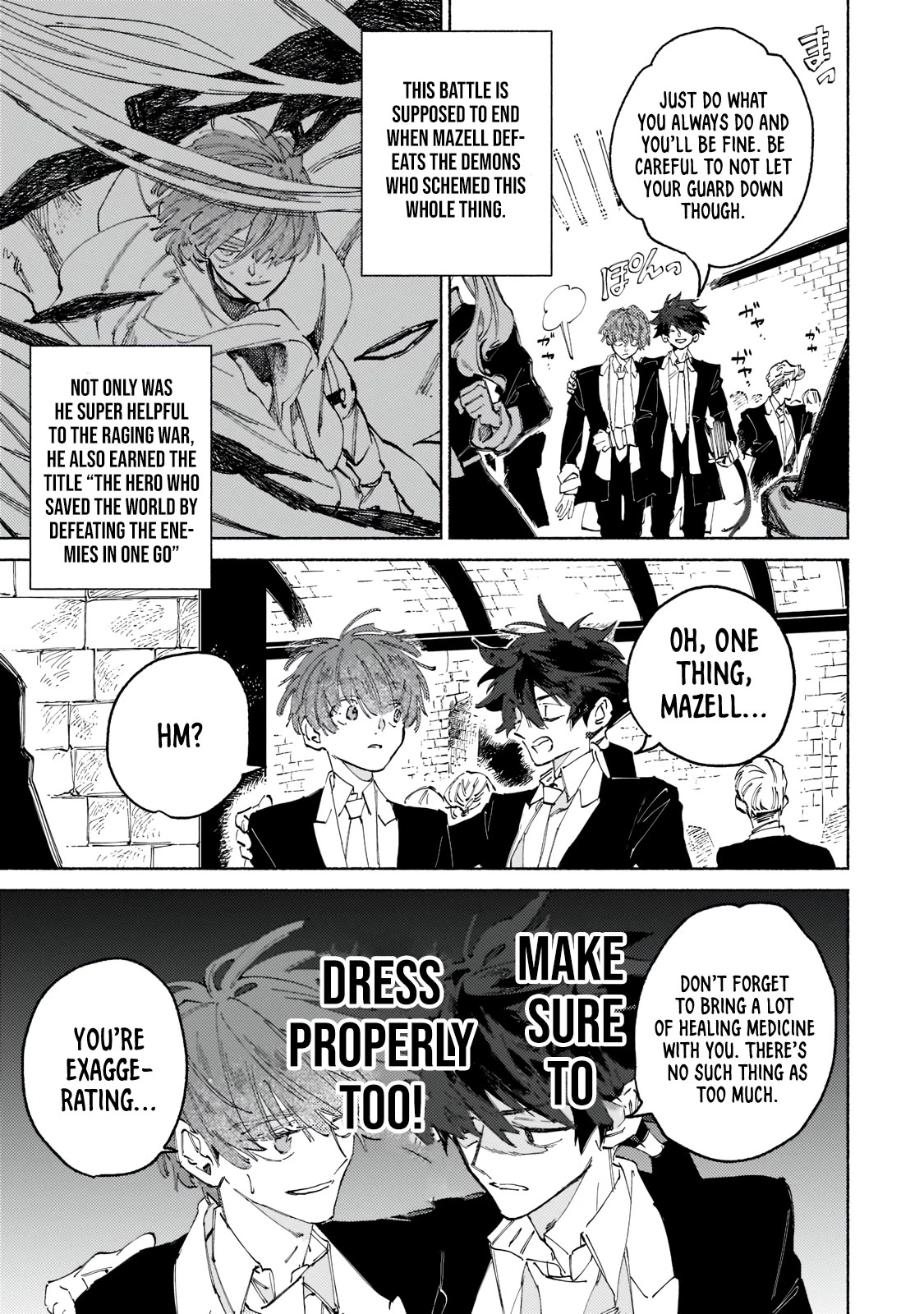 Behind the battle of The Hero and The Demon King chapter 2 page 11