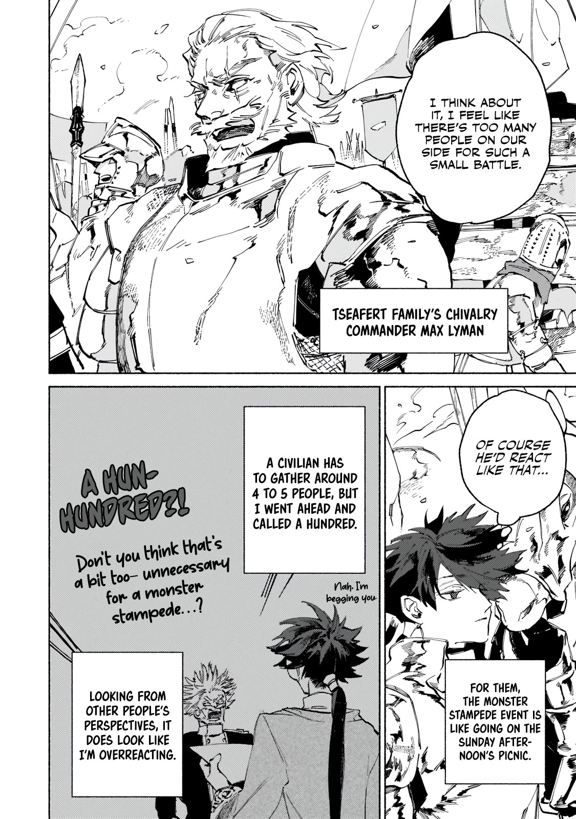 Behind the battle of The Hero and The Demon King chapter 2 page 19