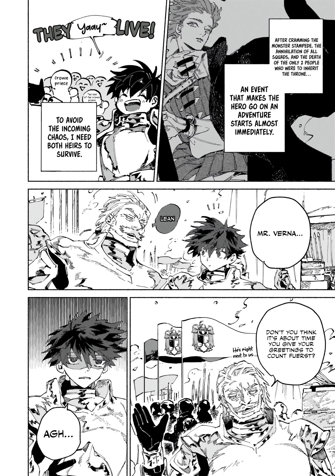 Behind the battle of The Hero and The Demon King chapter 2 page 21