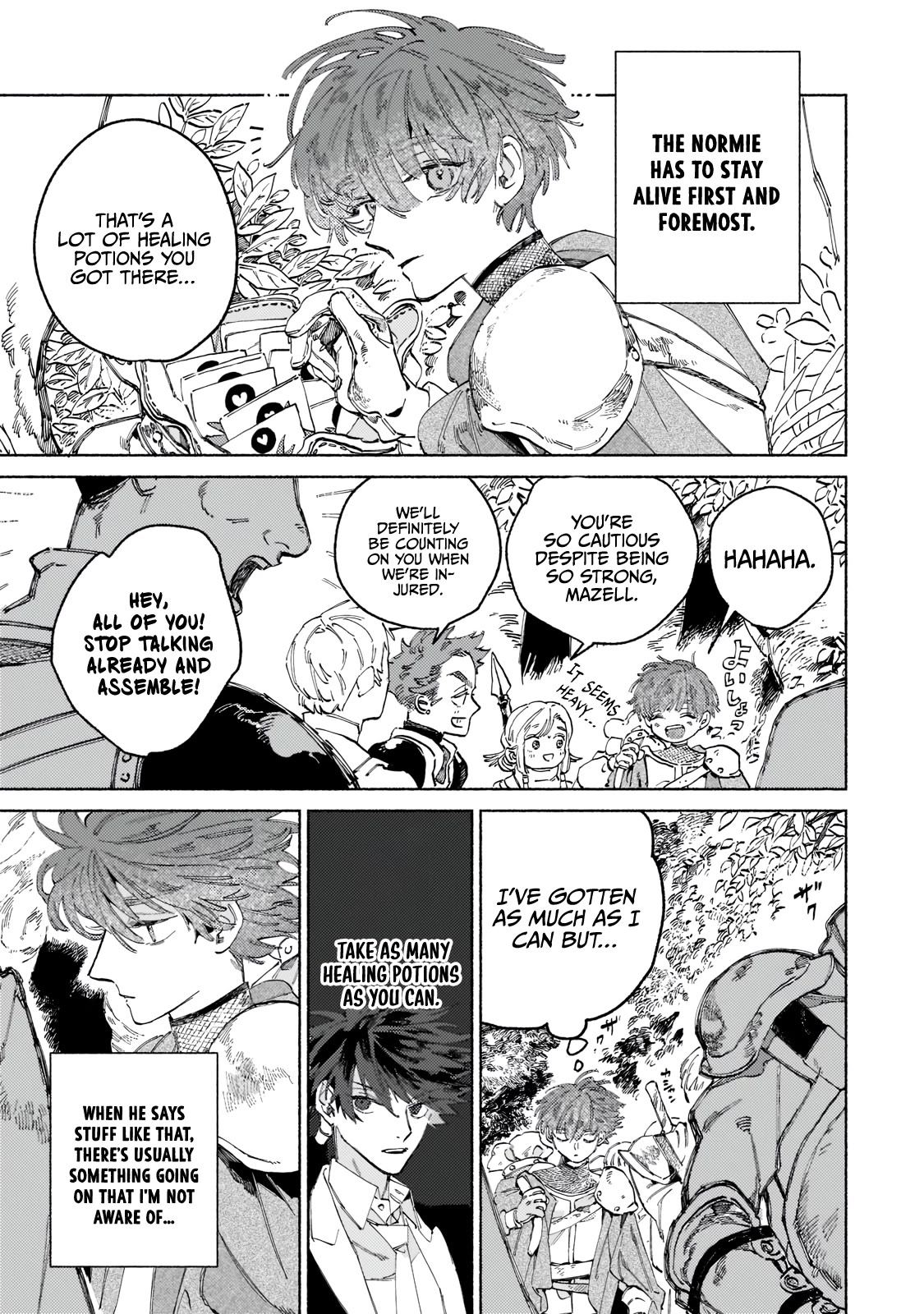 Behind the battle of The Hero and The Demon King chapter 2 page 35